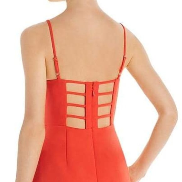 BCBGMAXAZRIA Women's Strappy Caged Gown Size-10 NWT - Picture 4 of 9